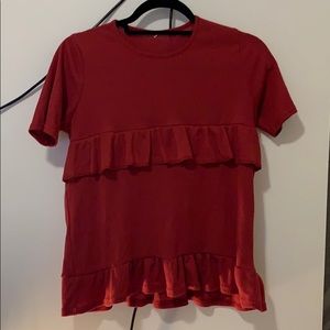 Cute ruffle top